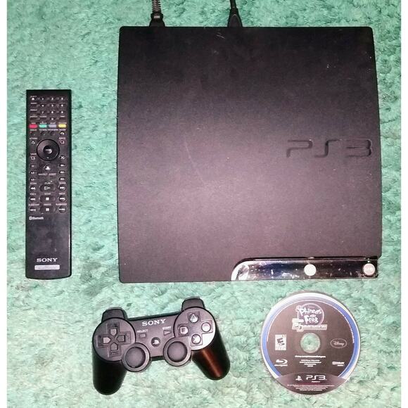 Sony PlayStation 3 PS3 Slim 120GB CECH-2001A Console Remote Controlled Bundle - Picture 2 of 5